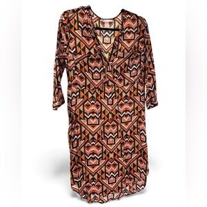 H&M Vibrant Mosaic Pattern Dress